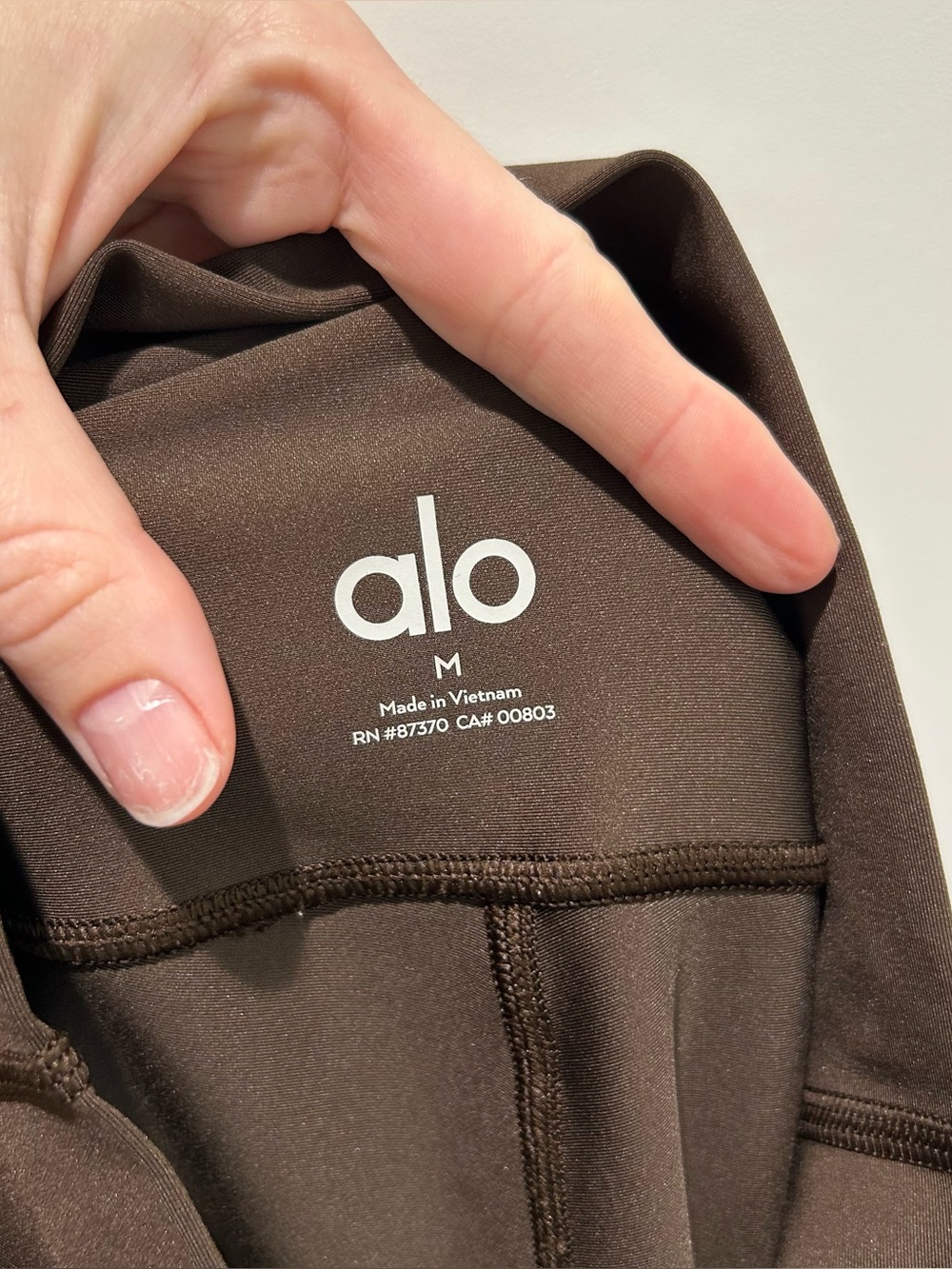 Alo Yoga High-Waist Airlift Legging 7/8 Length Brown Size Medium - Picture 8 of 10